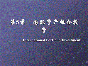 《国际投资组合》PPT课件.ppt