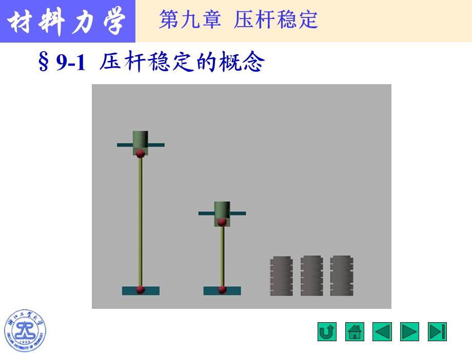 压杆稳定的概念两端铰支细长杆的临界压力其.ppt_第2页