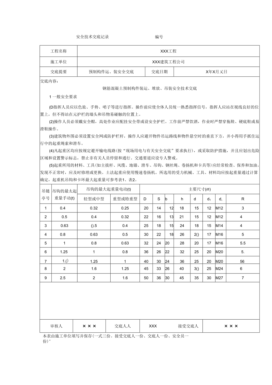 装配式建筑预制构件运与装安全交底.docx_第1页