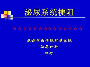 《泌尿系统梗阻》PPT课件.ppt