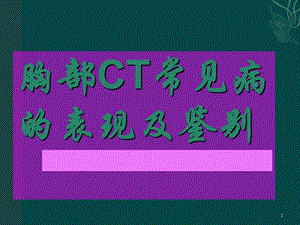 《胸部CT常见病》PPT课件.ppt