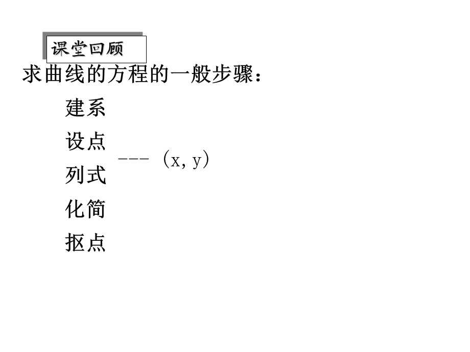 《求曲线方程》PPT课件.ppt_第1页