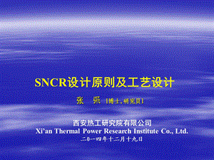 SNCR设计原则及工艺设计.ppt