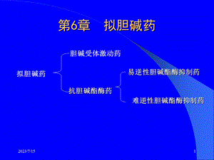 《拟胆碱药》PPT课件.ppt