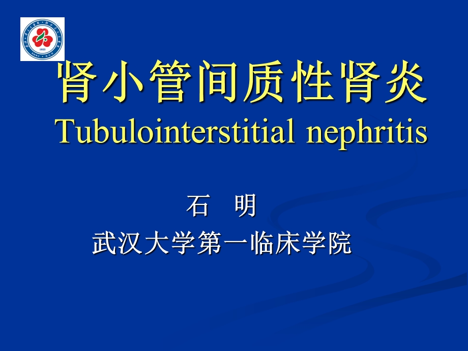肾小管间质性肾炎Tubulointerstitialnephritis.ppt_第1页