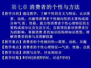 《消费者的个性》PPT课件.ppt