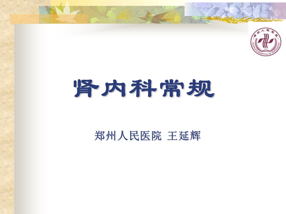 《肾内常规培训》PPT课件.ppt_第1页