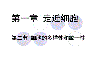 《细胞多样性》PPT课件.ppt