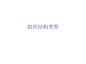 《组织结构类型》PPT课件.ppt