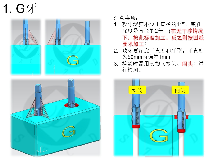 《模板攻牙标准》PPT课件.ppt_第1页