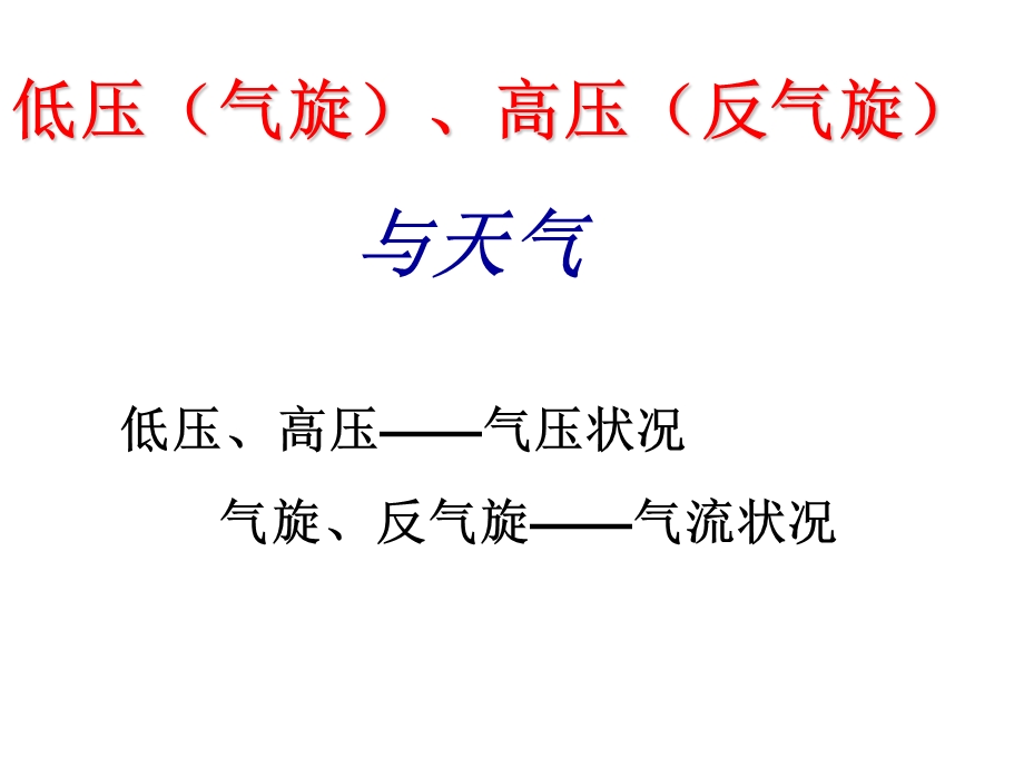 《气旋和反气旋》PPT课件.ppt_第1页