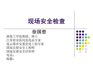 《现场安全检查》PPT课件.ppt