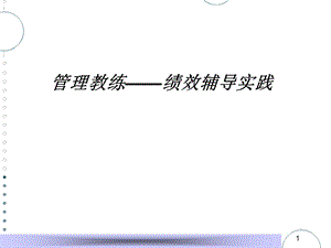 《绩效教练方法》PPT课件.ppt