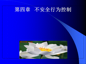 《不安全行为控制》PPT课件.ppt