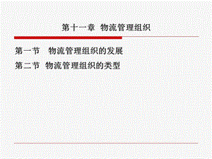 《物流管理组织》PPT课件.ppt