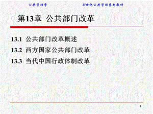 《公共部门改革》PPT课件.ppt