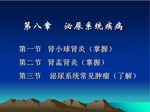 《泌尿系统疾病》PPT课件.ppt