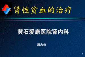 《肾性贫血的治疗》PPT课件.ppt