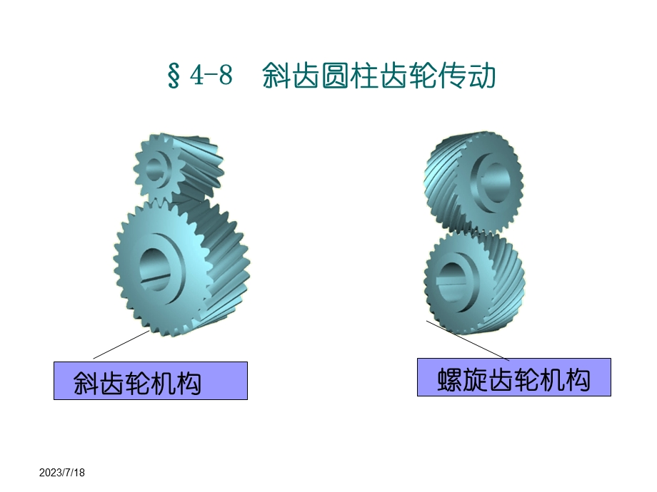 《斜齿轮锥齿轮》PPT课件.ppt_第1页