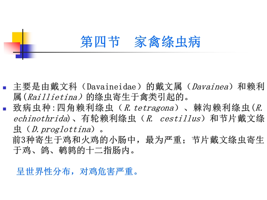 绦虫病 家禽绦虫病.ppt_第1页