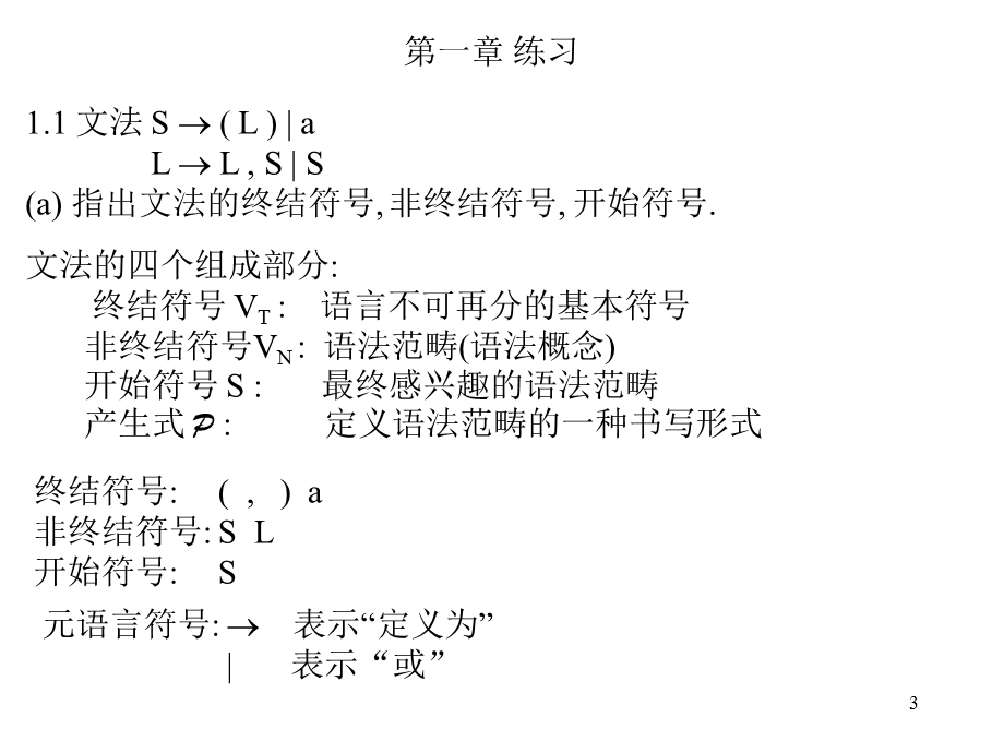 《编译原理习题》PPT课件.ppt_第3页