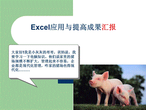 Excel应用与提高成果汇报.ppt