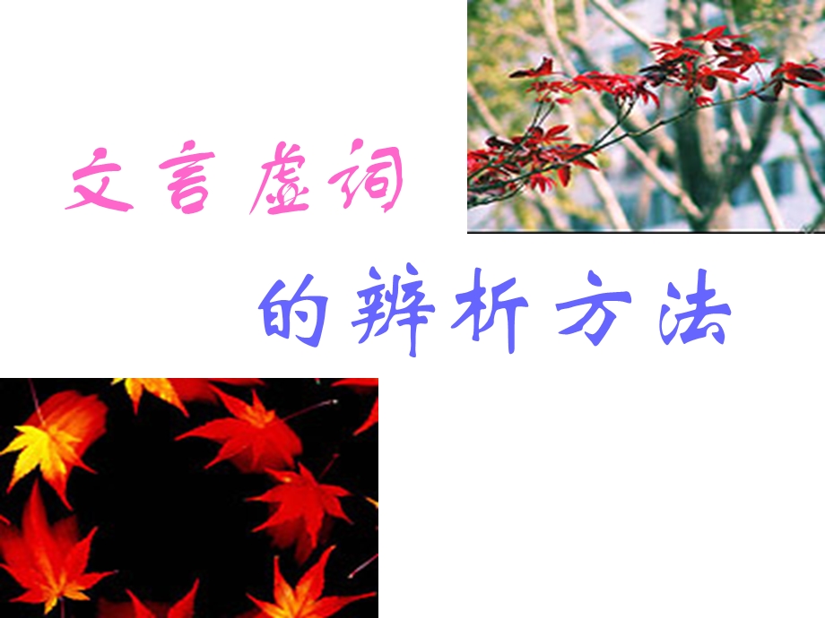 《文言虚词辨析》PPT课件.ppt_第1页