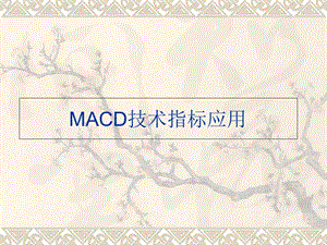 《MACD使用详解》PPT课件.ppt