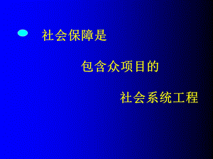 《社保本障概论》PPT课件.ppt