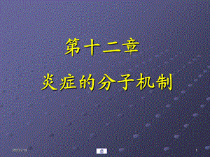 《炎症的分子机制》PPT课件.ppt