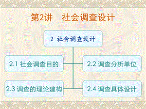 《社会调查设计》PPT课件.ppt