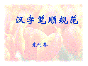 《汉字笔顺规范》PPT课件.ppt