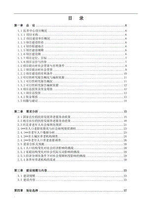 医养中心可行性研究报告.doc