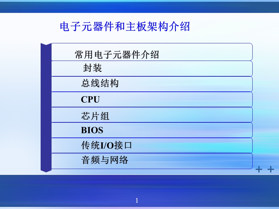 《元件和主板架构》PPT课件.ppt_第1页