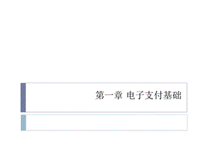 《电子支付基础》PPT课件.ppt
