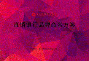 《直销银行方案》PPT课件.ppt