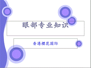 《眼部专业知识》PPT课件.ppt