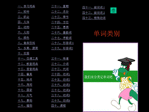 PEP小学英语所有单词归类.ppt