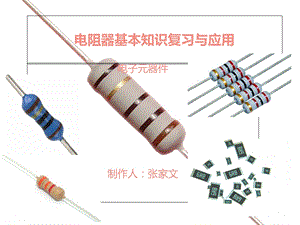 《电阻知识复习》PPT课件.ppt