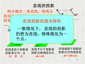 《直线的投影》PPT课件.ppt