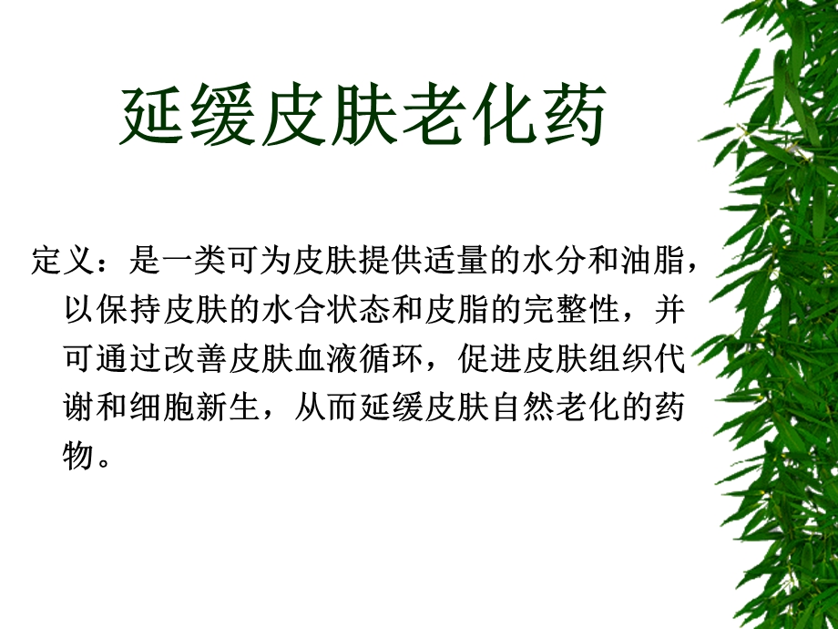 延缓皮肤老化药.ppt_第1页