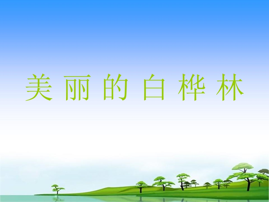 《美丽的白桦林》PPT课件.ppt_第1页