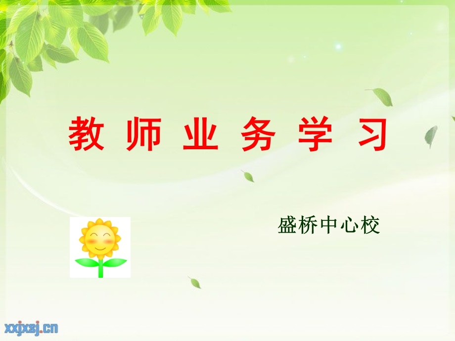 《教师业务学习》PPT课件.ppt_第1页