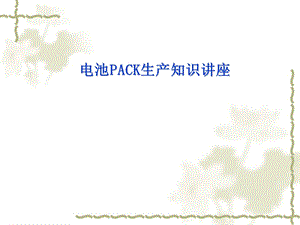 《电池PACK工艺》PPT课件.ppt