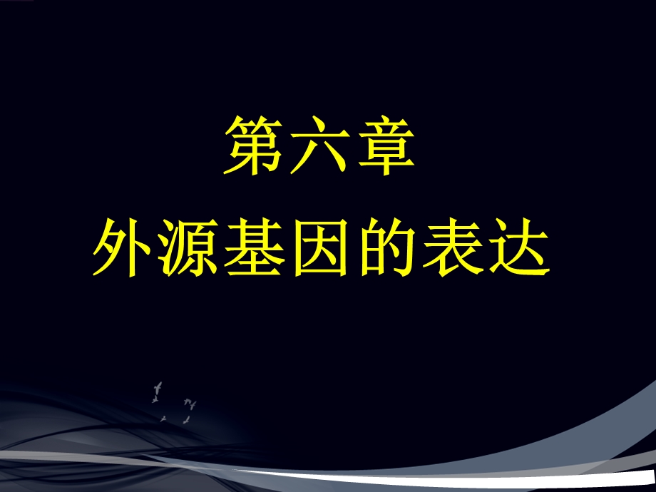 《外源基因的表达》PPT课件.ppt_第1页