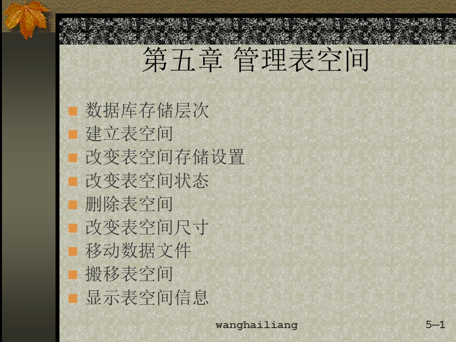 《管理表空间》PPT课件.ppt_第1页