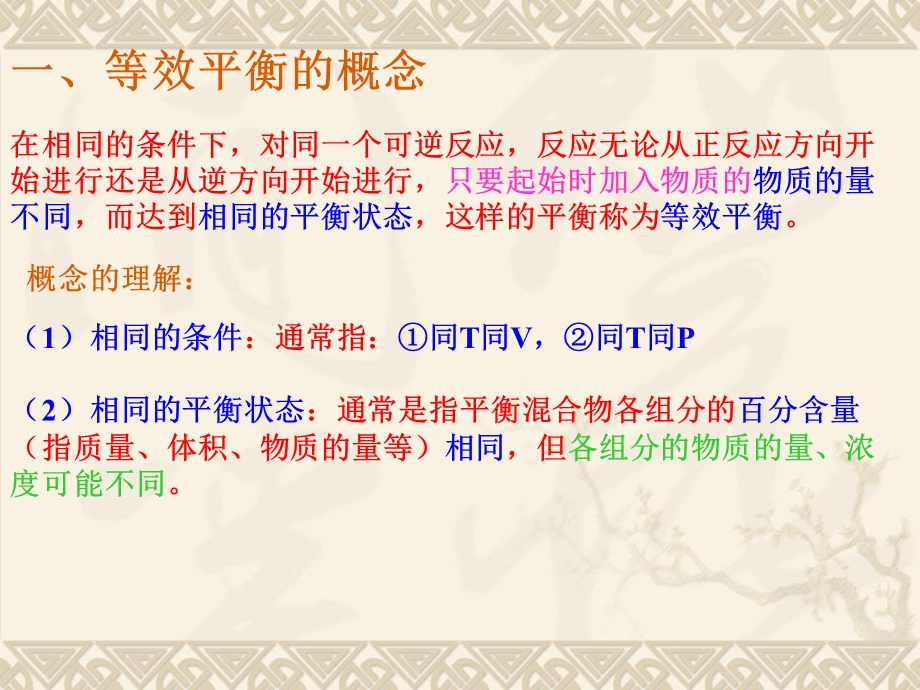 《等效平衡的概念》PPT课件.ppt_第2页