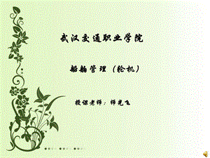 《船舶管理精彩》PPT课件.ppt