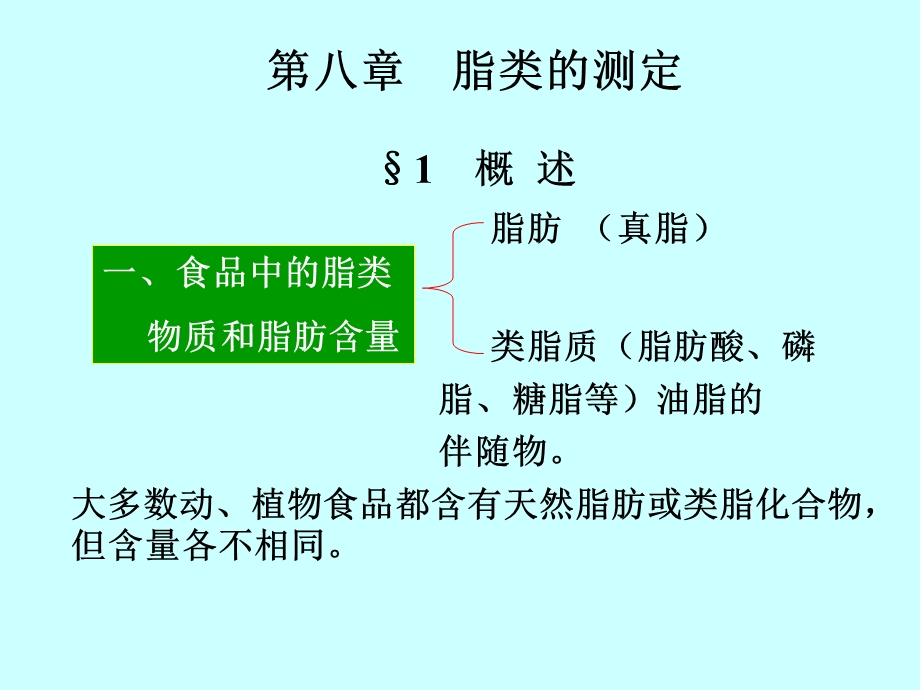 《脂类的测定》PPT课件.ppt_第1页