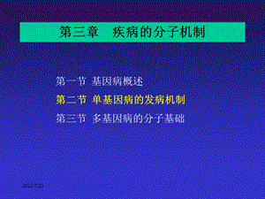 《疾病的分子机制》PPT课件.ppt